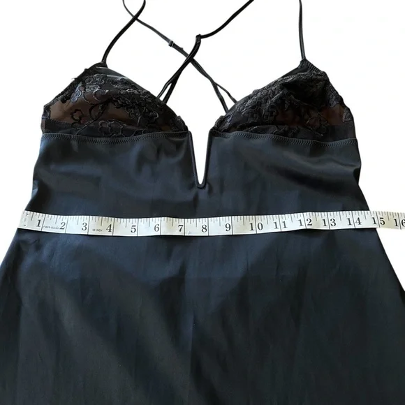 Simone PereleLace and Satin Nightdress Slip Dress